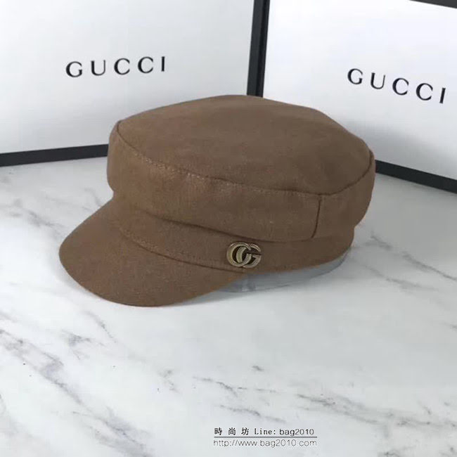 GUCCI古馳 爆款 時尚百搭網紅款軍帽 LLWJ7621